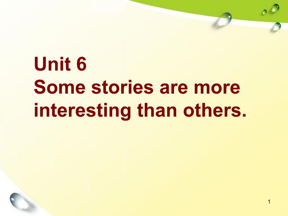 湘少版六年级英语下册第六单元PPT课件_第1页