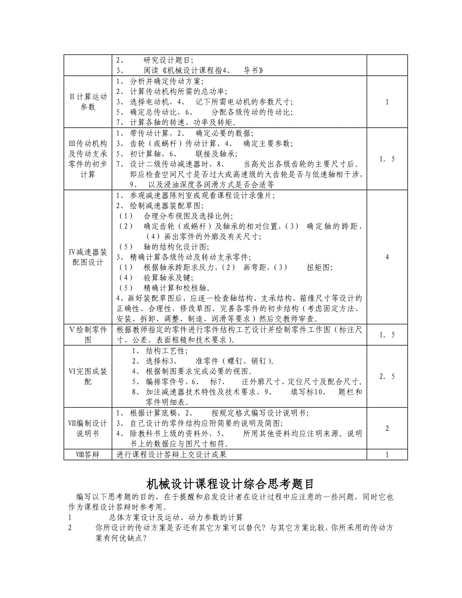 机械设计课程设计答辩参考题目.doc_第3页