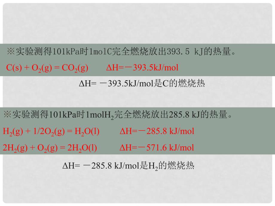 江西省临川区第二中学高中化学 第二章 第二节 化学能与热能—燃烧热与中和热课件 新人教版必修2_第2页