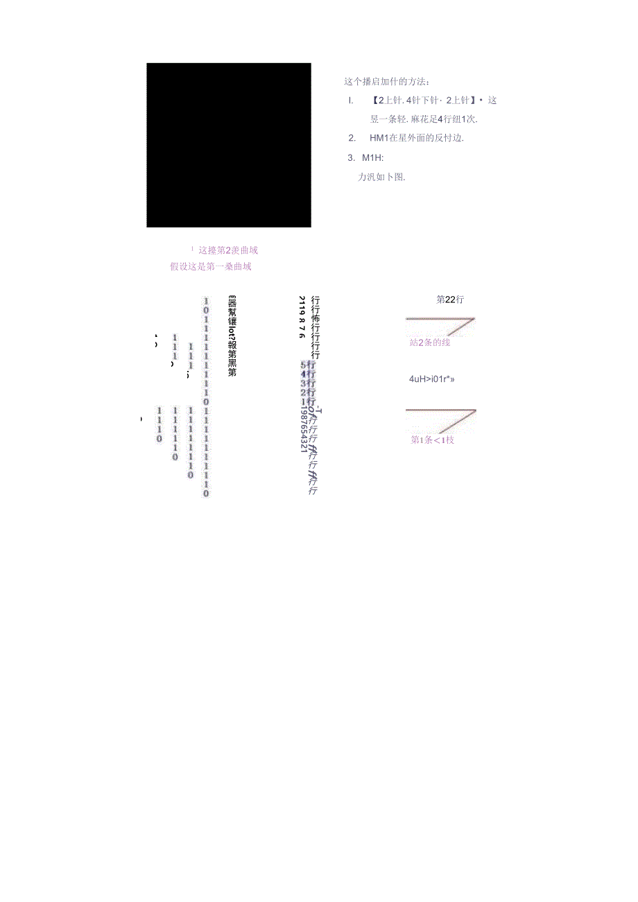 插肩袖加针花样的编织方法_第3页