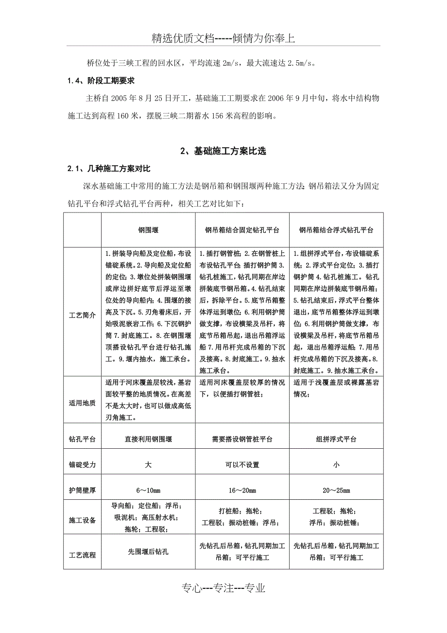 忠县长江大桥深水基础施工技术_第2页