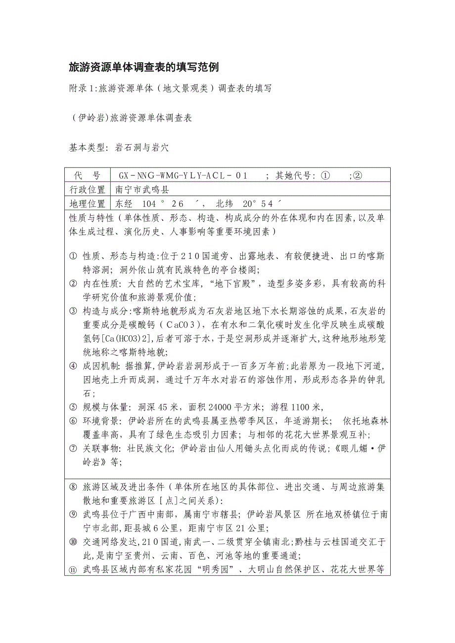 旅游资源单体调查表的填写范例_第1页