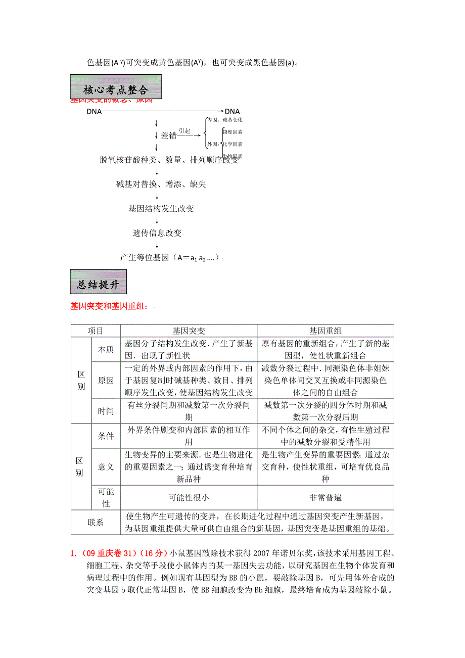 专题08生物的变异与人类遗传病_第3页