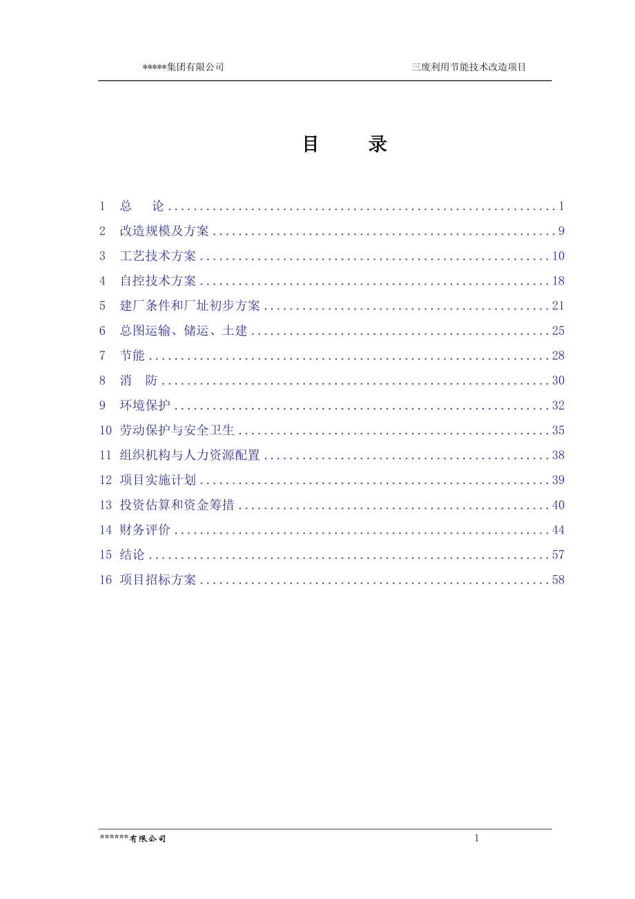 三废利用节能技术改造项目可行性论证报告.doc_第4页