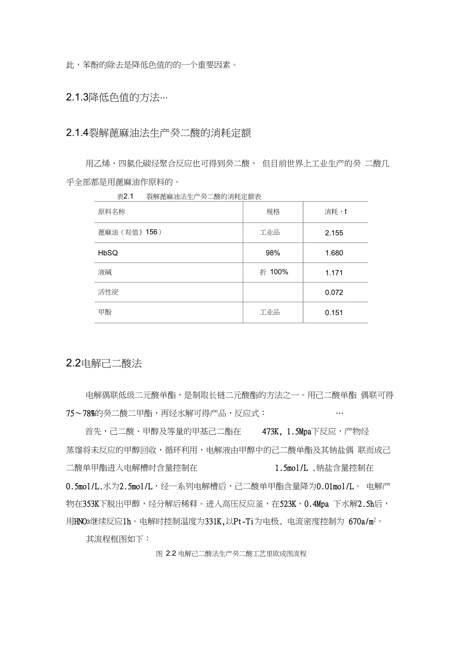 癸二酸的生产工艺及技术进展_第3页