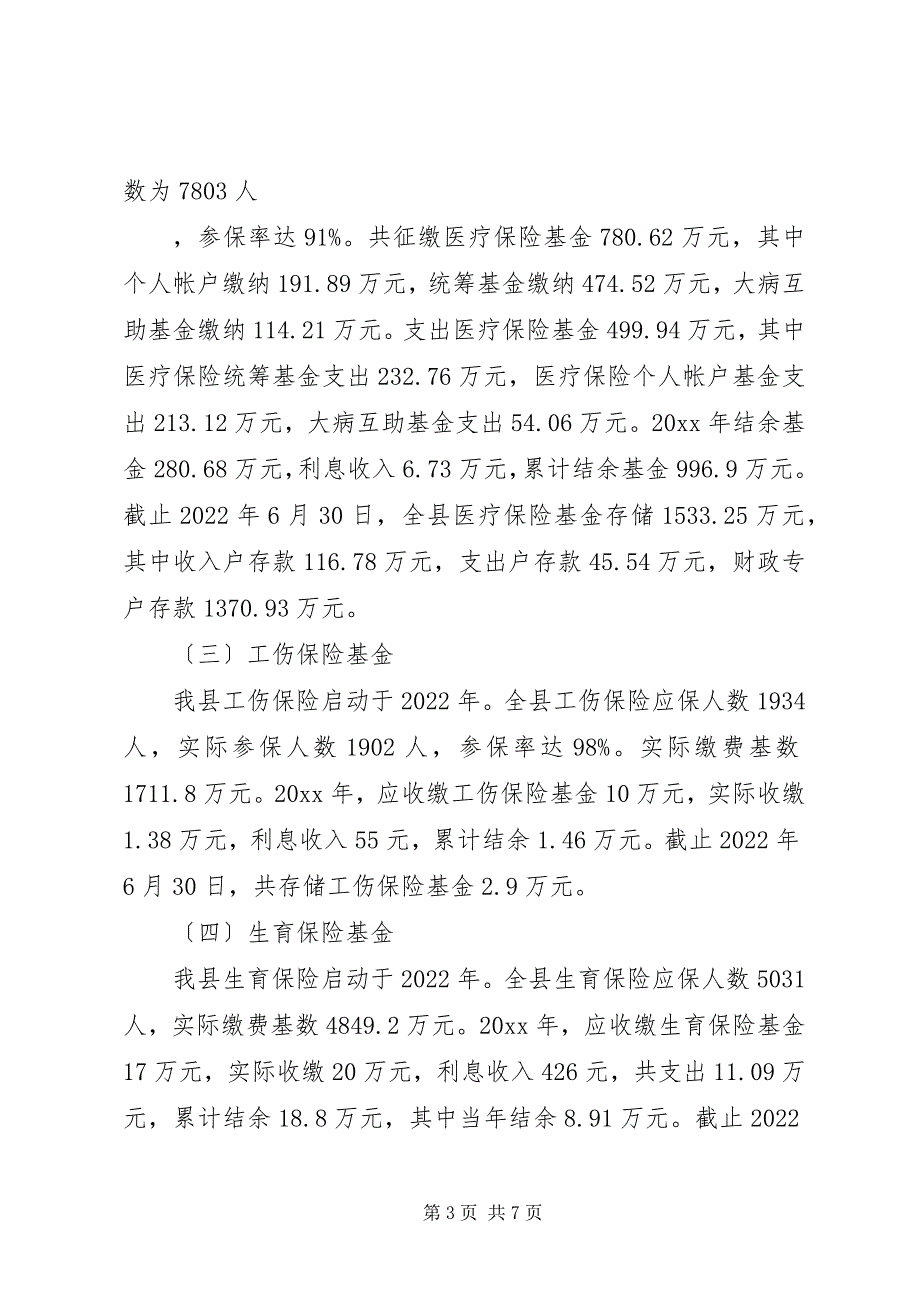 2023年县政府社保基金自查情况报告.docx_第3页