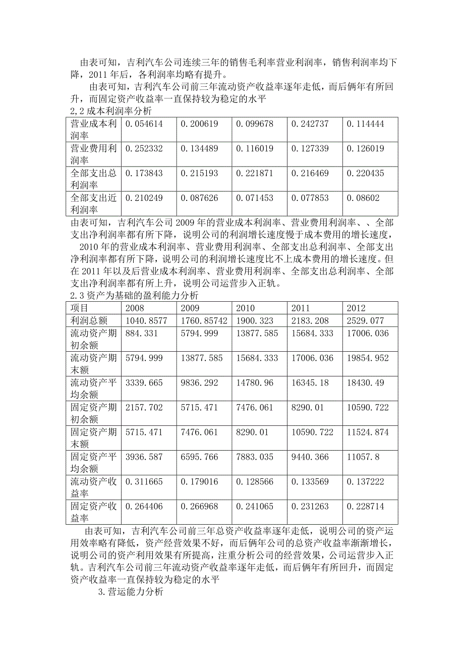 吉利汽车财务分析报告_第3页