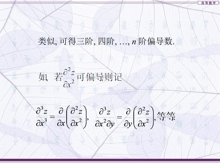 湖南大学高等数学_第5页