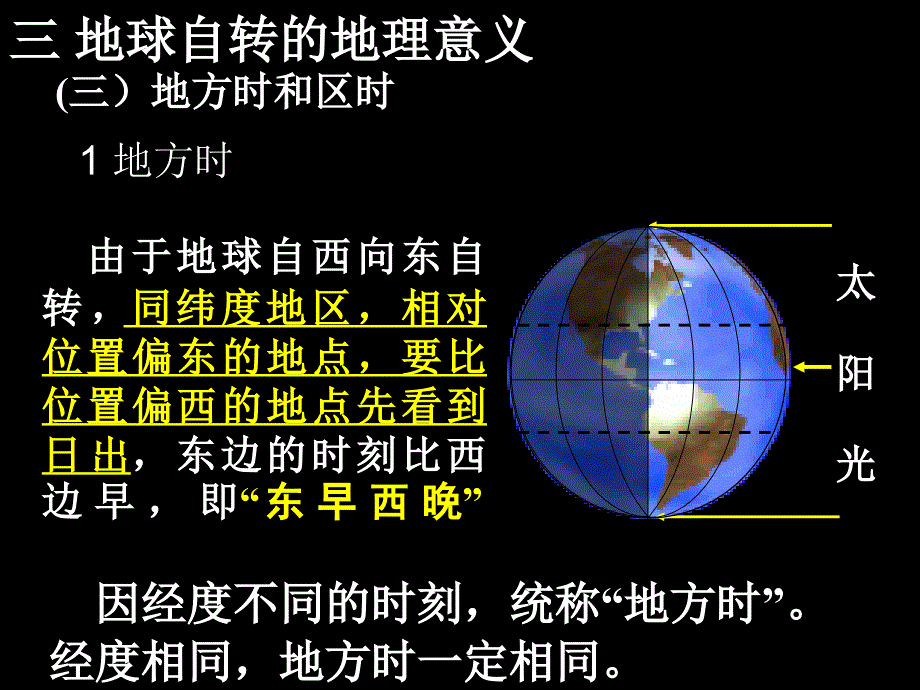 高一地理必修一地方时和区时PPT_第3页