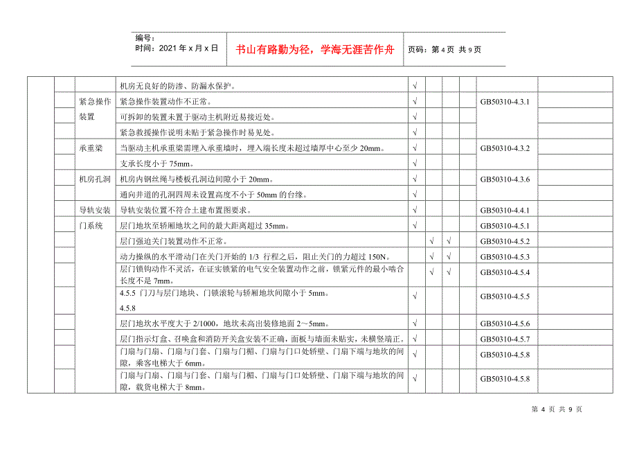 质量通病数据库-电梯_第4页