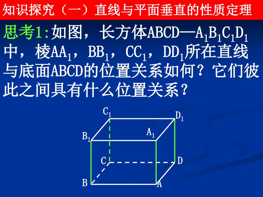 高一数学233直线与平面垂直的性质_第4页