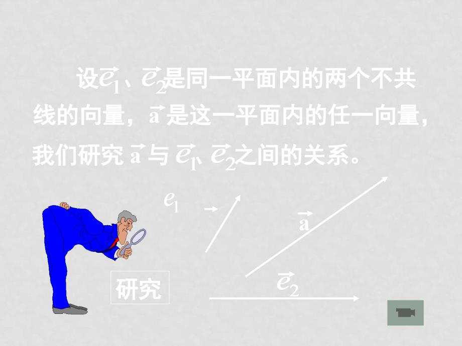 高中数学2.3 平面向量的基本定理及坐标表示课件（打包6套）人教版必修42.3.1平面向量基本定理_第2页