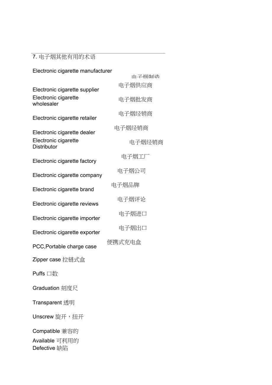 电子烟英文表达_第5页