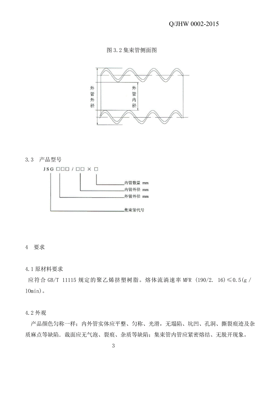 埋地用高密度聚乙烯集束管企业标准汇总_第4页