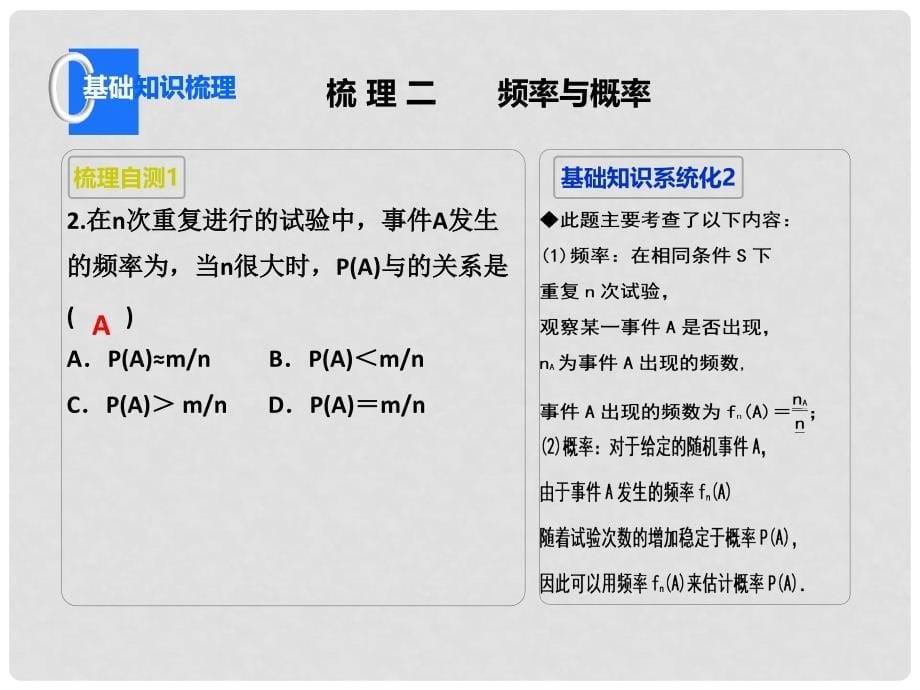 高考数学一轮总复习 9.4 随机条件的概率课件 理_第5页