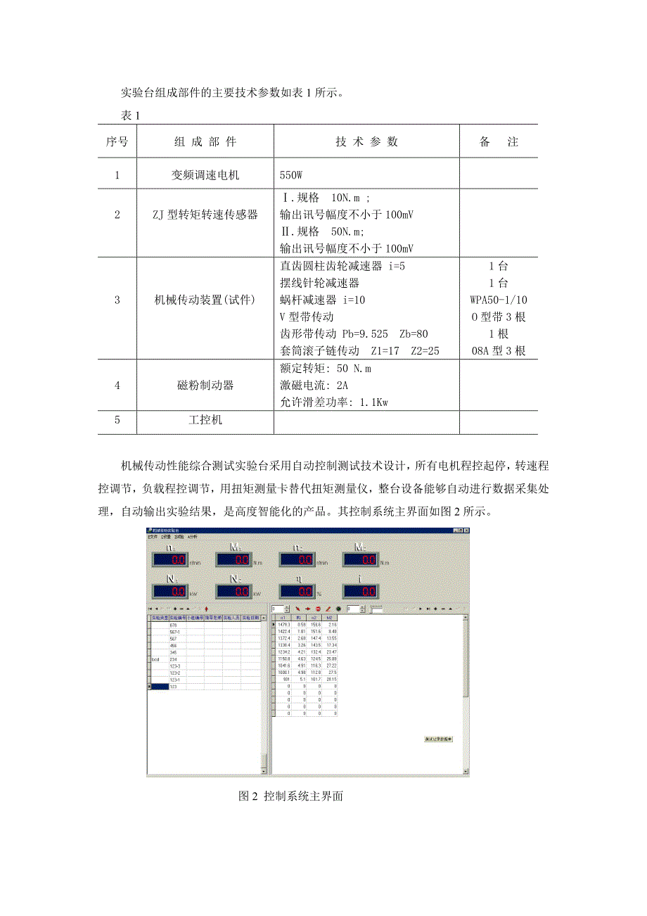 机械传动性能测试实验指导_第2页