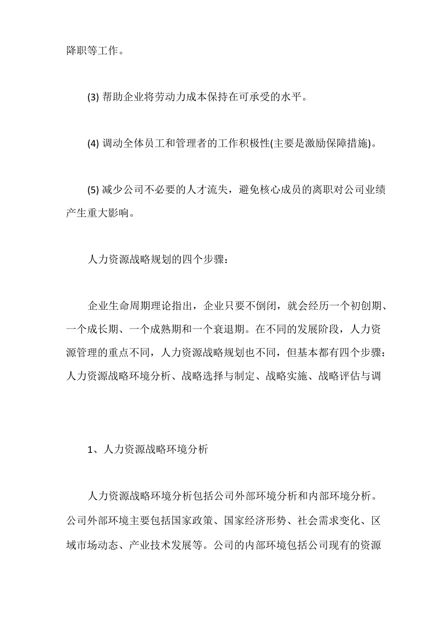 人力资源战略规划的四个步骤_第2页