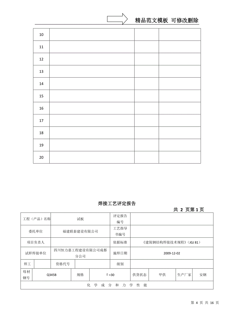 焊接工艺评定报告-爱美高东大街房产_第4页