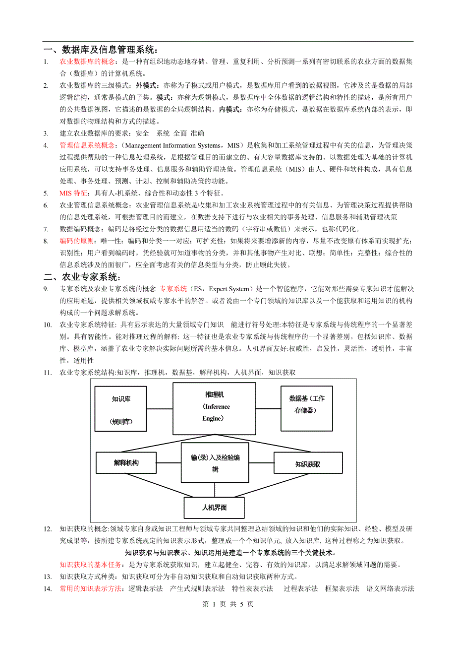 农业信息学复习资料.doc_第1页