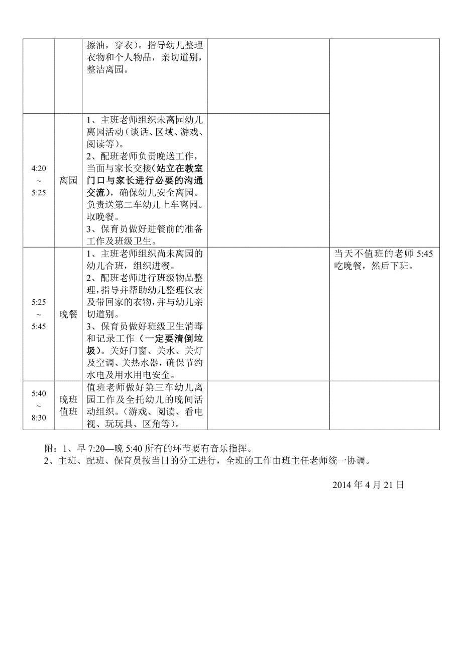 幼儿园幼儿一日生活安排表_第5页