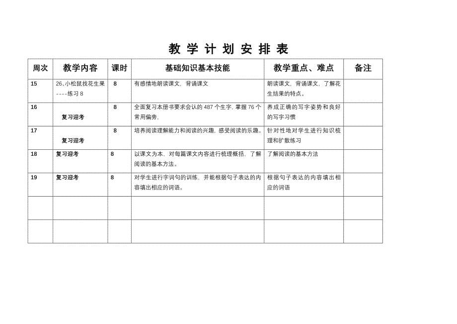 一下语文教学计划.doc_第5页