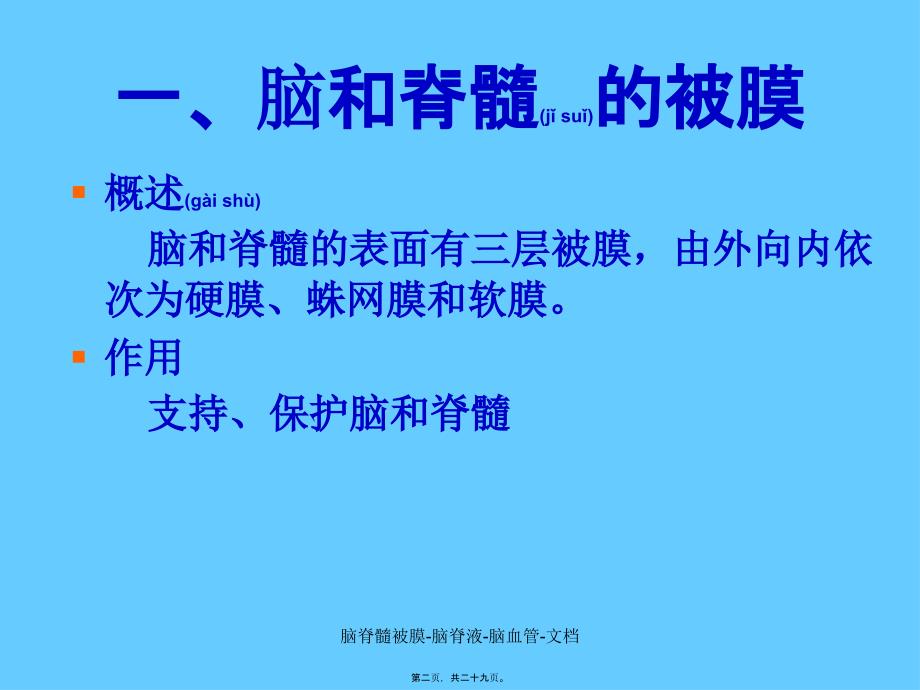 脑脊髓被膜脑脊液脑血管文档课件_第2页