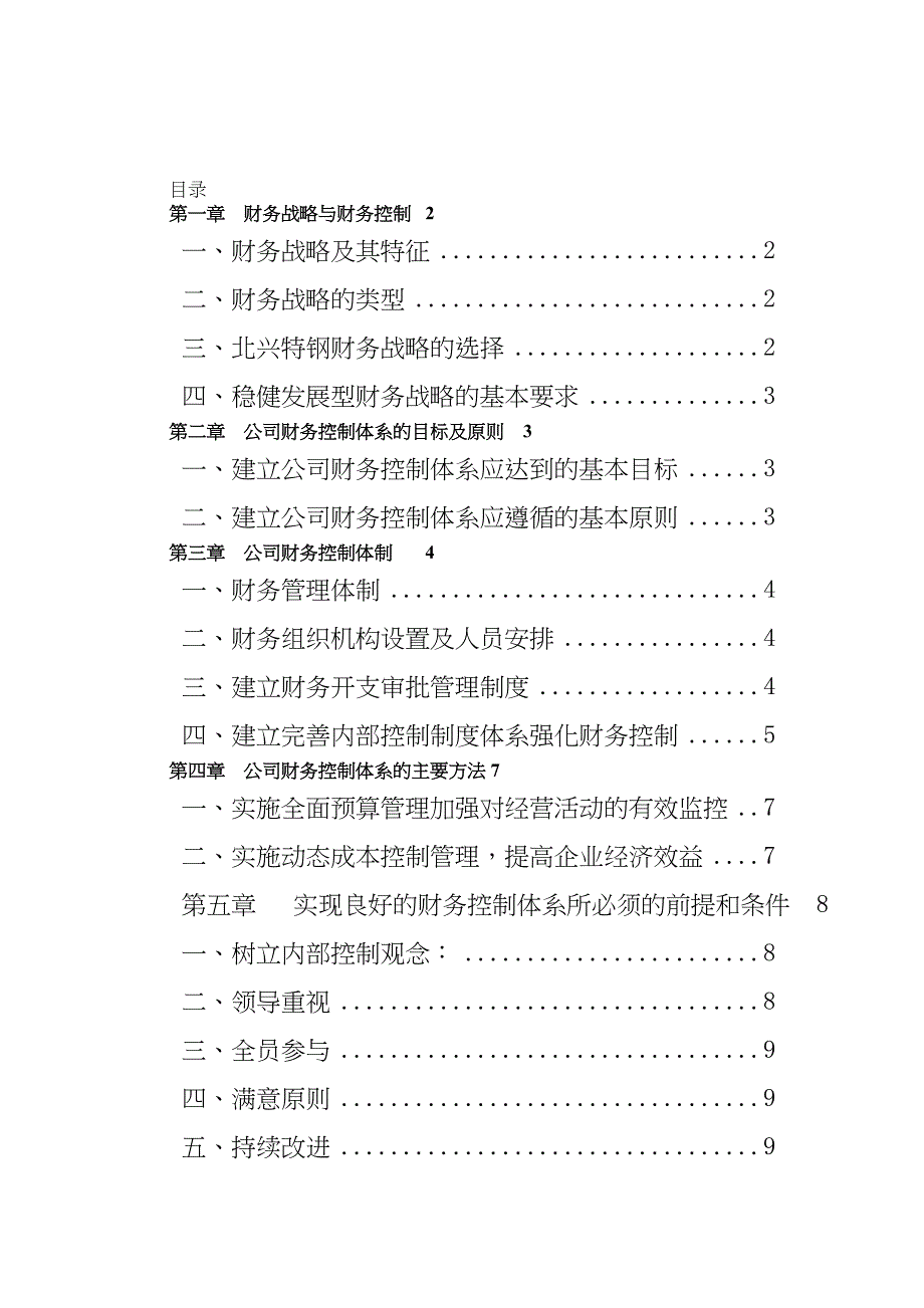 XX公司财务控制体系_第1页