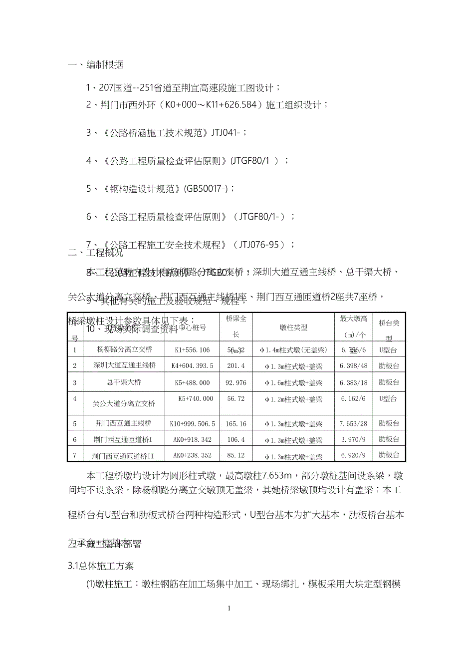 桥梁墩柱系梁盖梁及桥台施工方案pdf_第4页