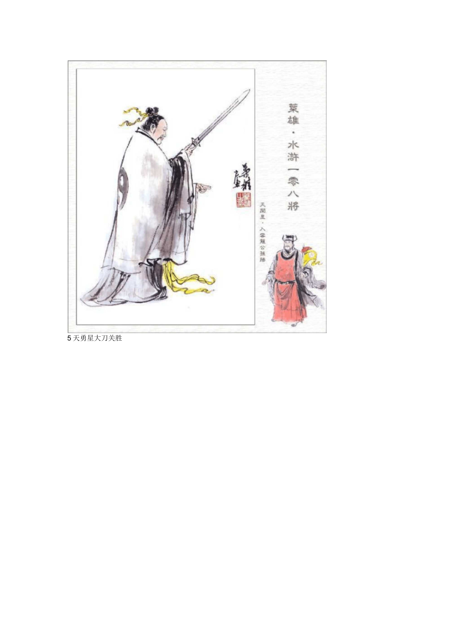 珍藏版水浒108将图(国画)_第4页