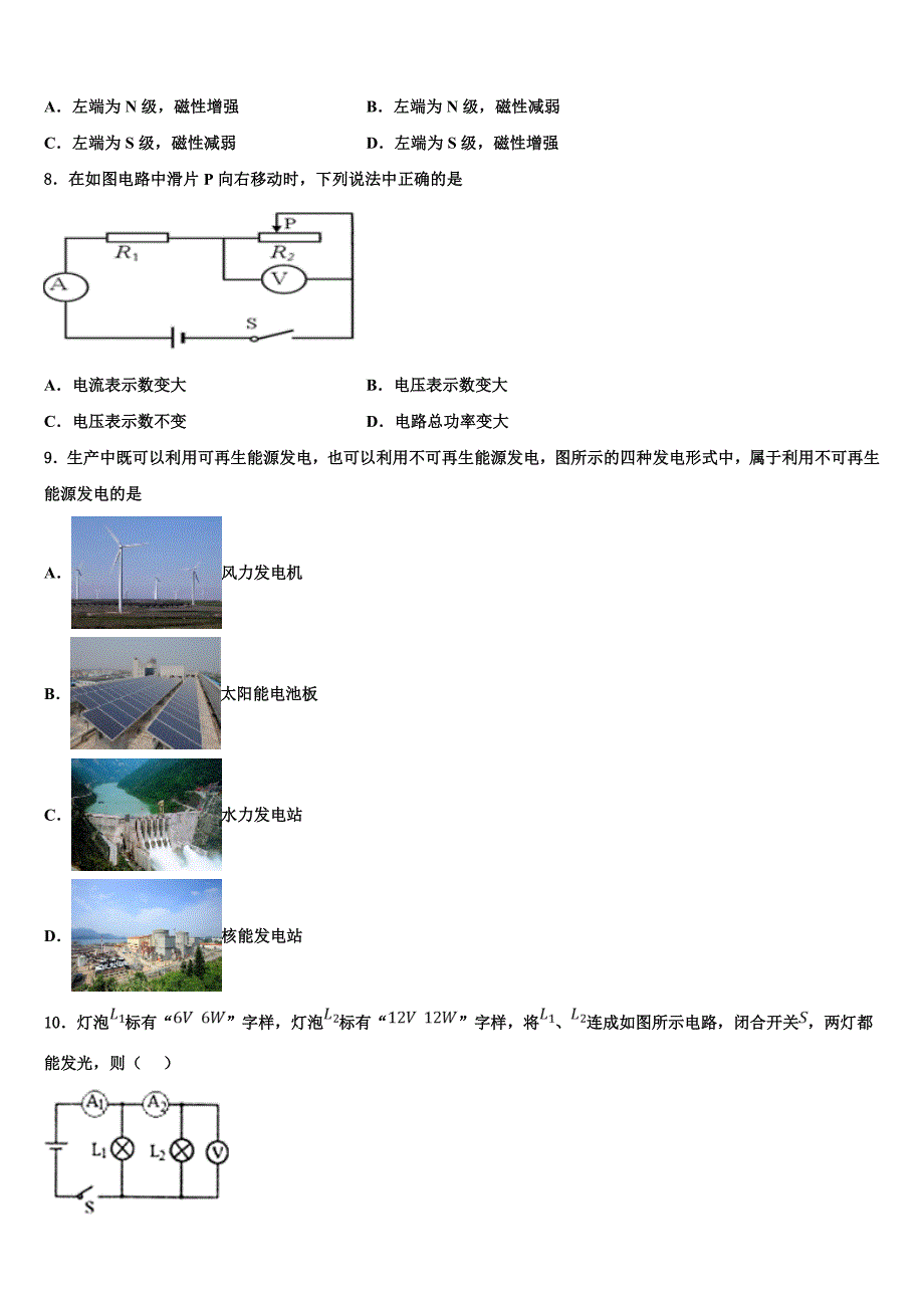 2023年四川省泸州市龙马潭区金龙中学中考猜题物理试卷（含答案解析）.doc_第3页