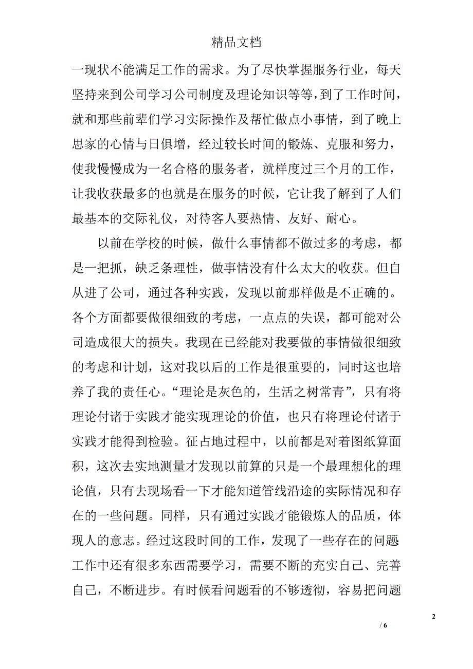 公司员工试用期自我评价_第2页