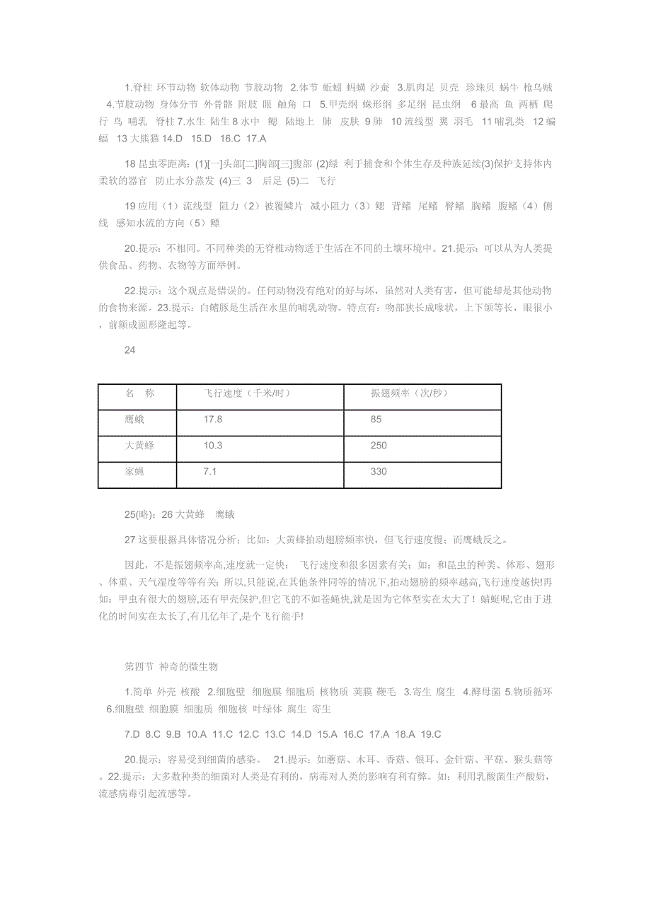 八年级下资源与评价生物答案_第4页