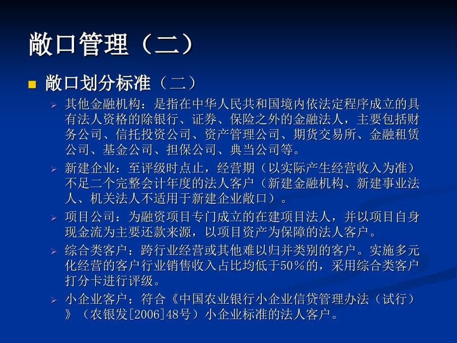 银行法人客户信用等级评定管理办法_第5页