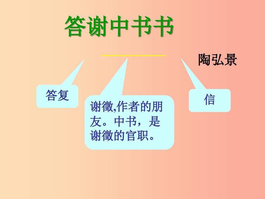 2019年八年级语文上册第三单元10答谢中书书课件新人教版.ppt_第1页