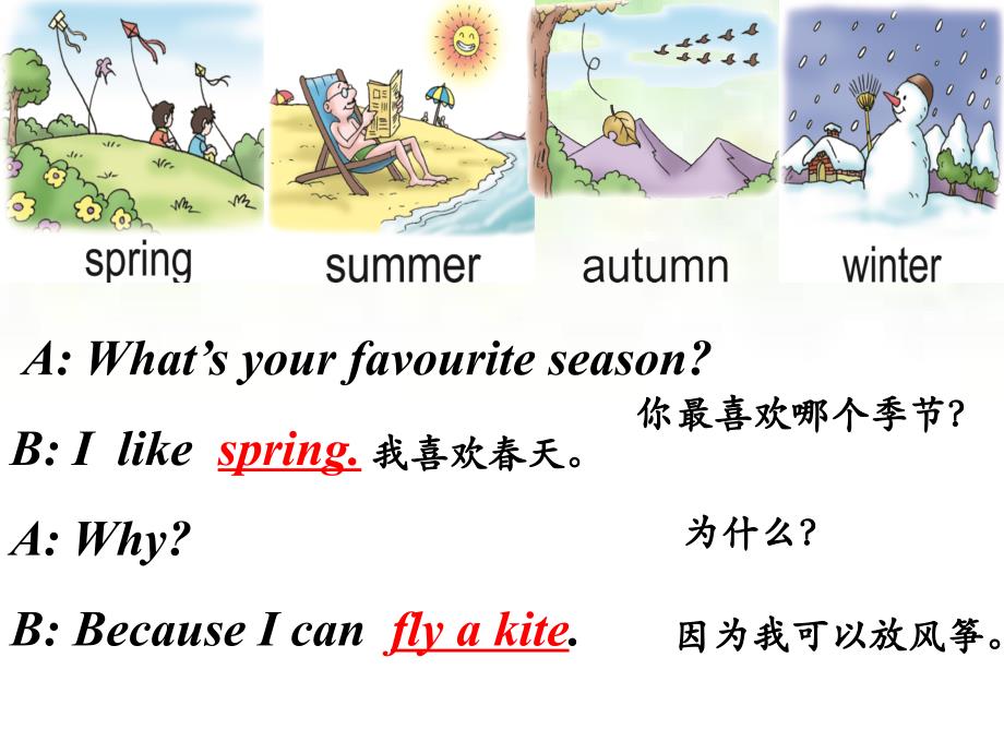 lessonlwhatsyourfavouriteseason_第3页