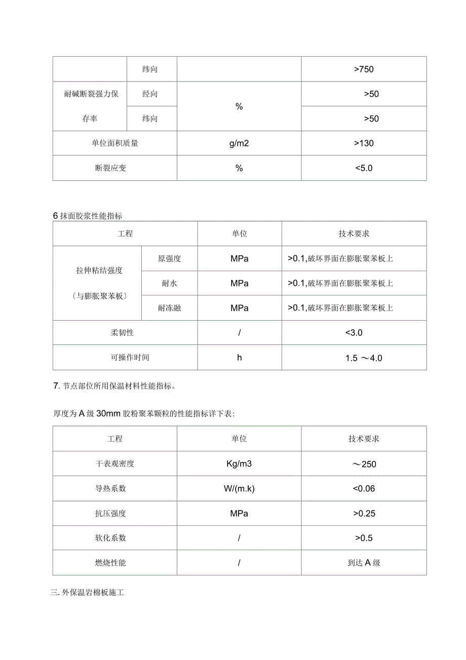 外墙岩棉保温板施工组织设计及对策(薄抹灰)_第3页