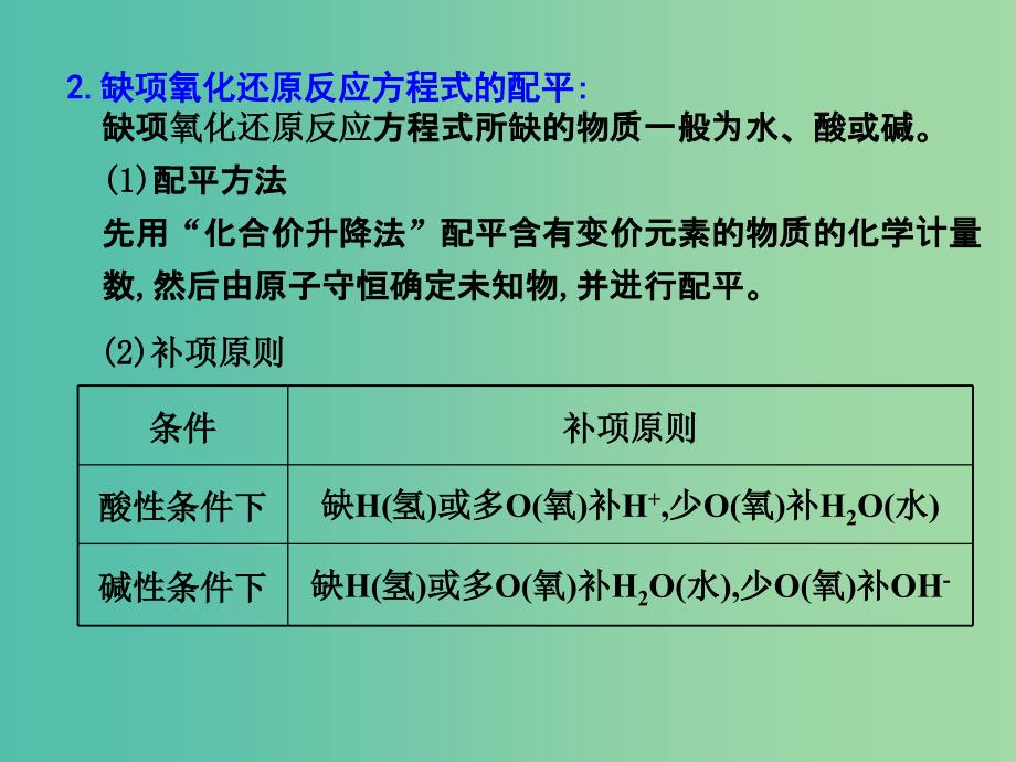 高考化学一轮复习 2.11考点强化 氧化还原反应方程式的书写与配平课件 (2).ppt_第4页