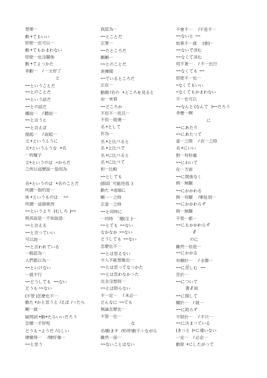 高考日语要求句型_第3页