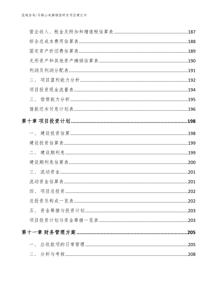 马鞍山电解铜箔研发项目建议书_第4页