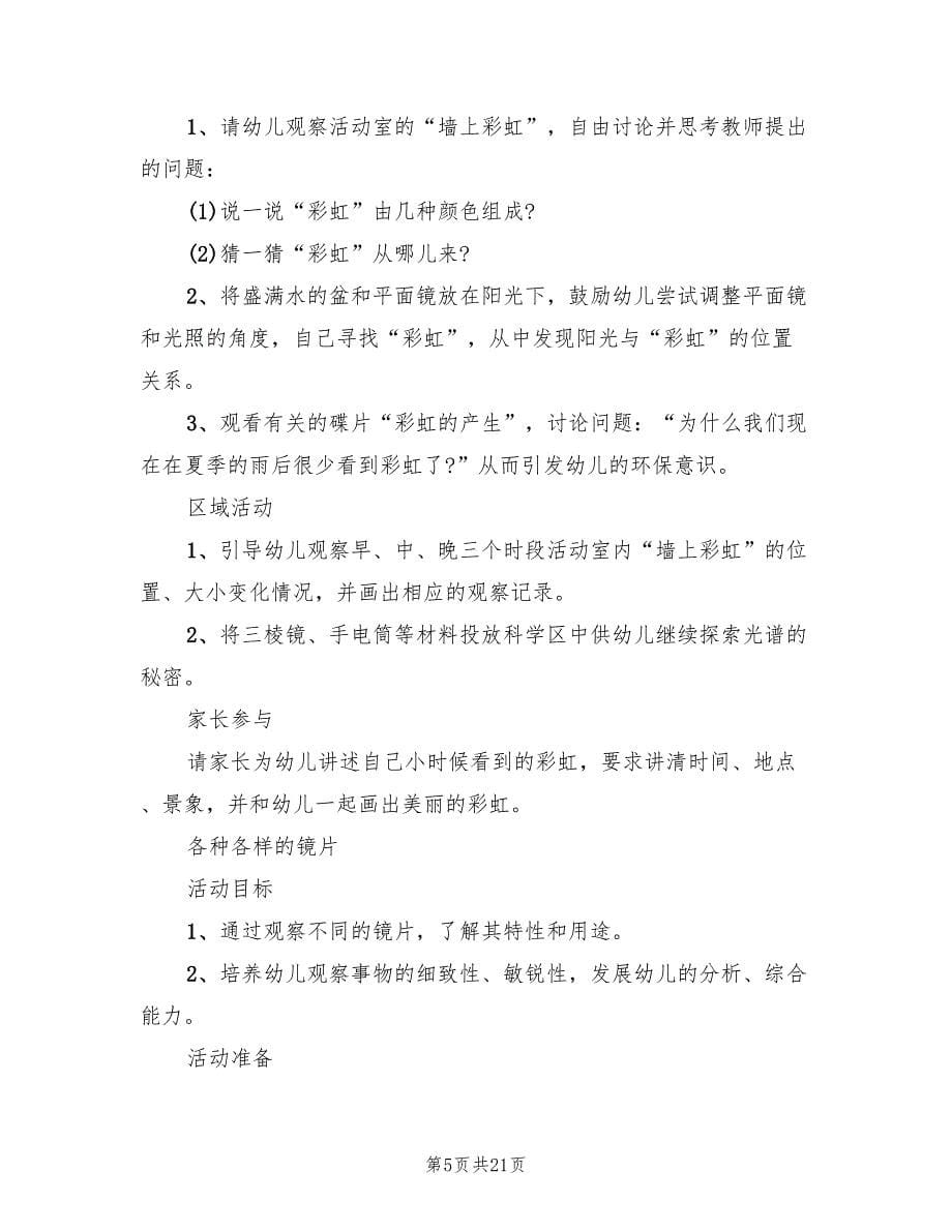 幼儿探索活动方案幼儿园教案范本（8篇）.doc_第5页