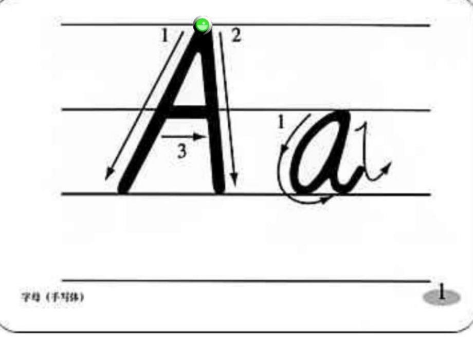 英语字母书写教学课件_第3页