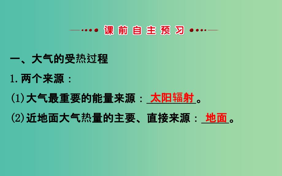 高中地理第二章地球上的大气2.1冷热不均引起大气运动课件新人教版.ppt_第3页