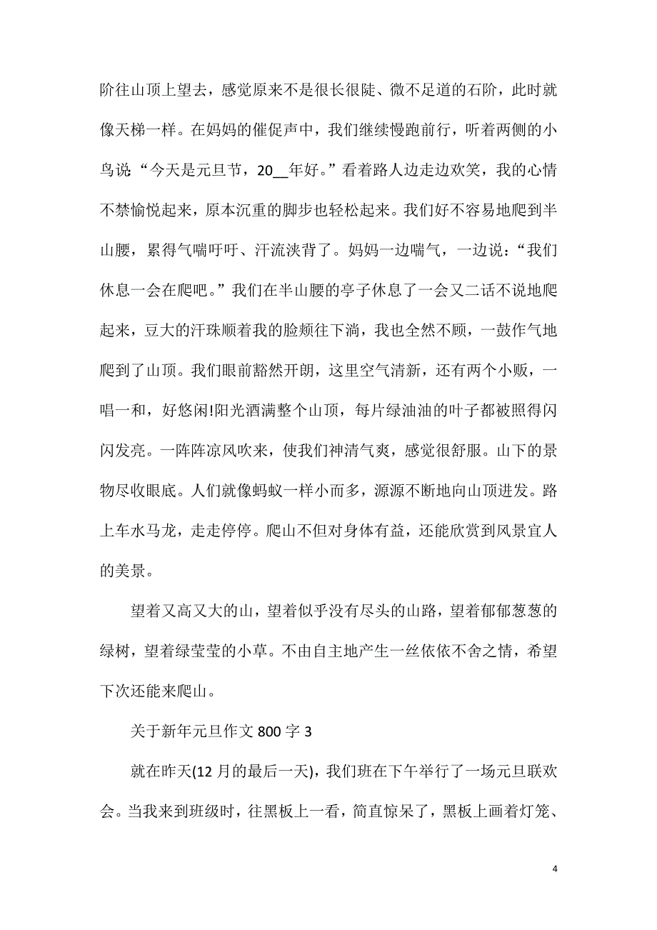 关于新年元旦作文800字.doc_第4页