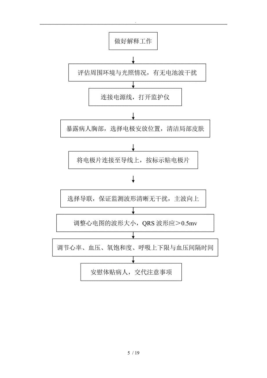 常见急救仪器使用操作流程与常见故障处理措施方案_第5页