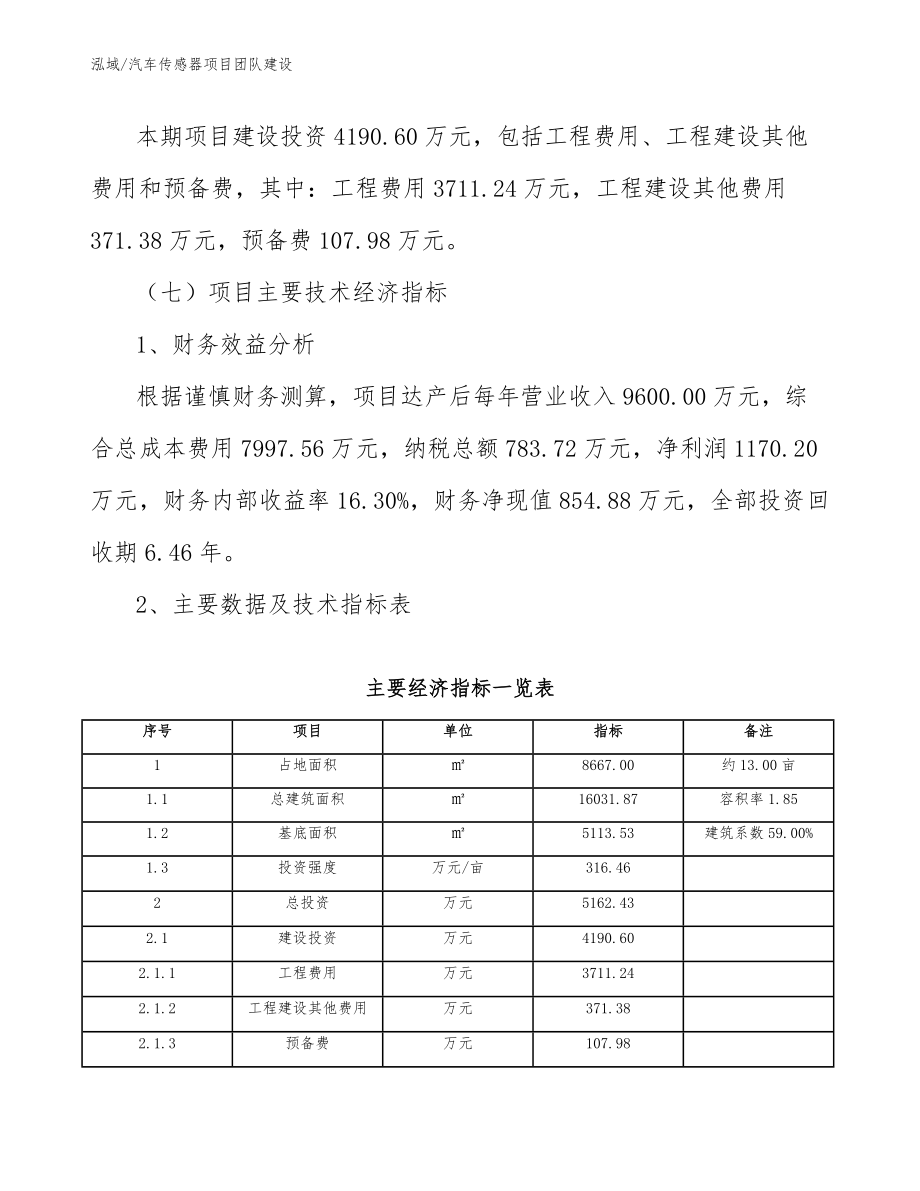 汽车传感器项目团队建设【范文】_第4页