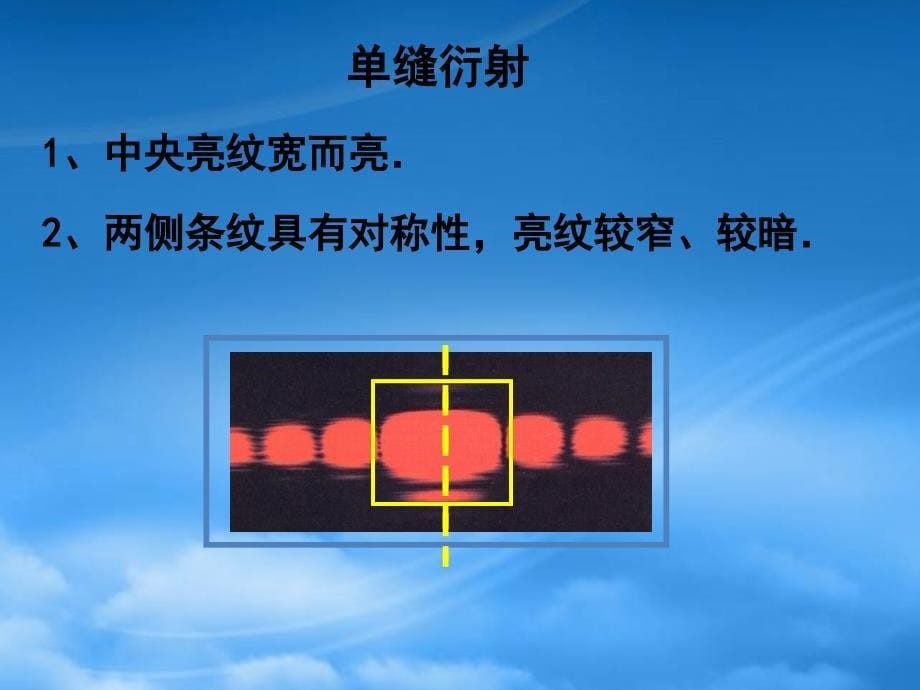 高中物理 13.5 光的衍射课件 新人教选修34_第5页