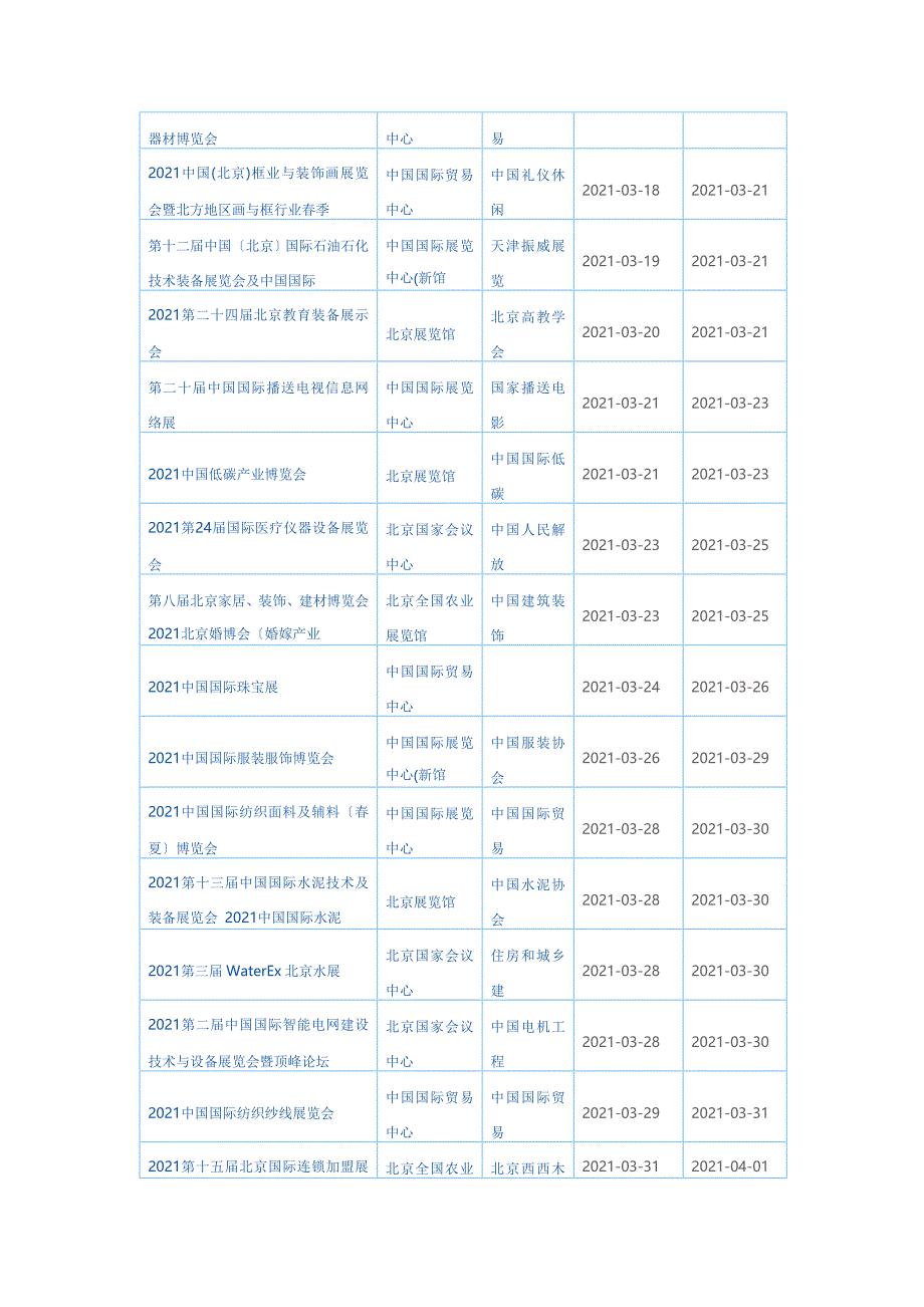 北京展会信息大全_第3页