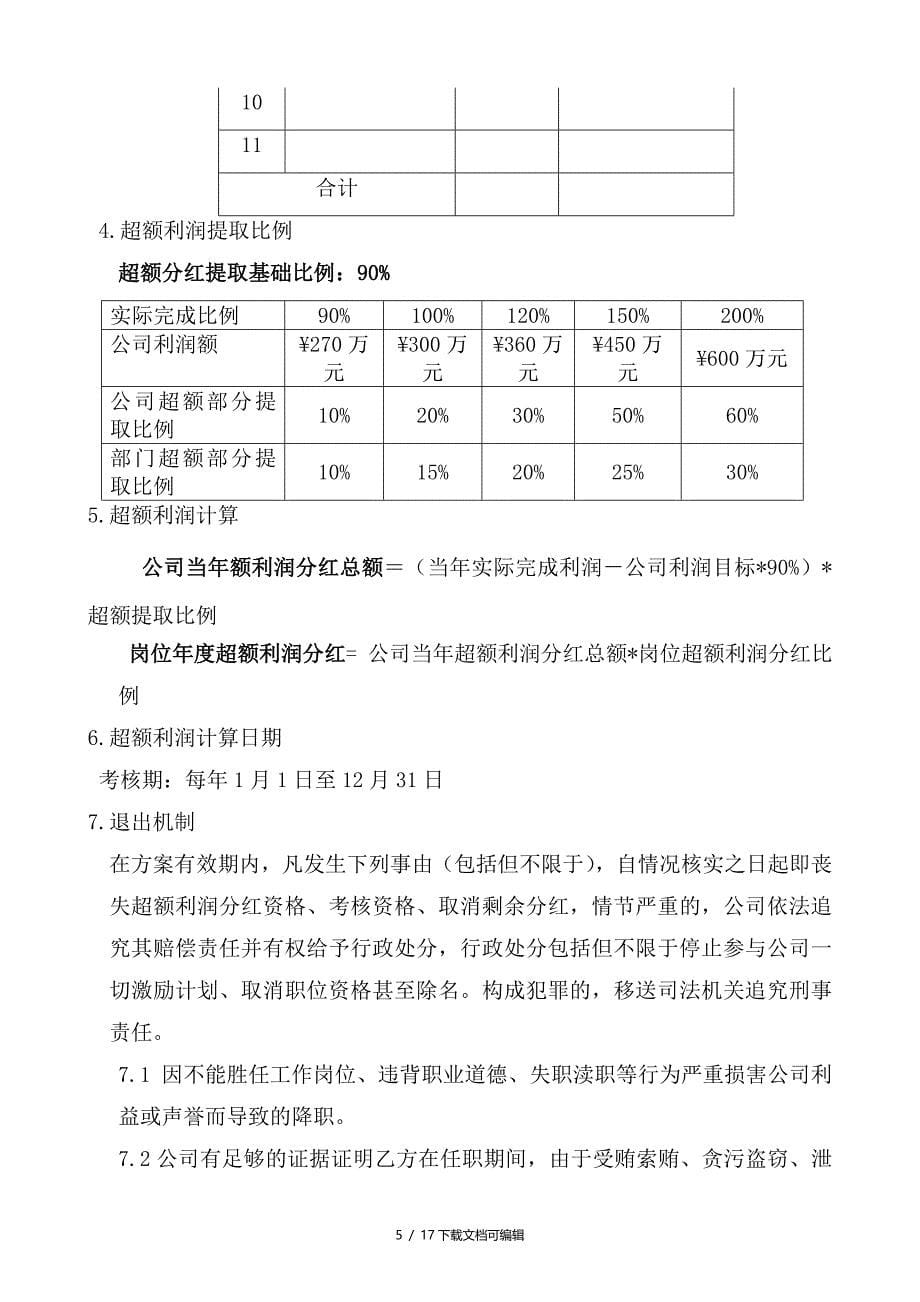 股权激励方案_第5页