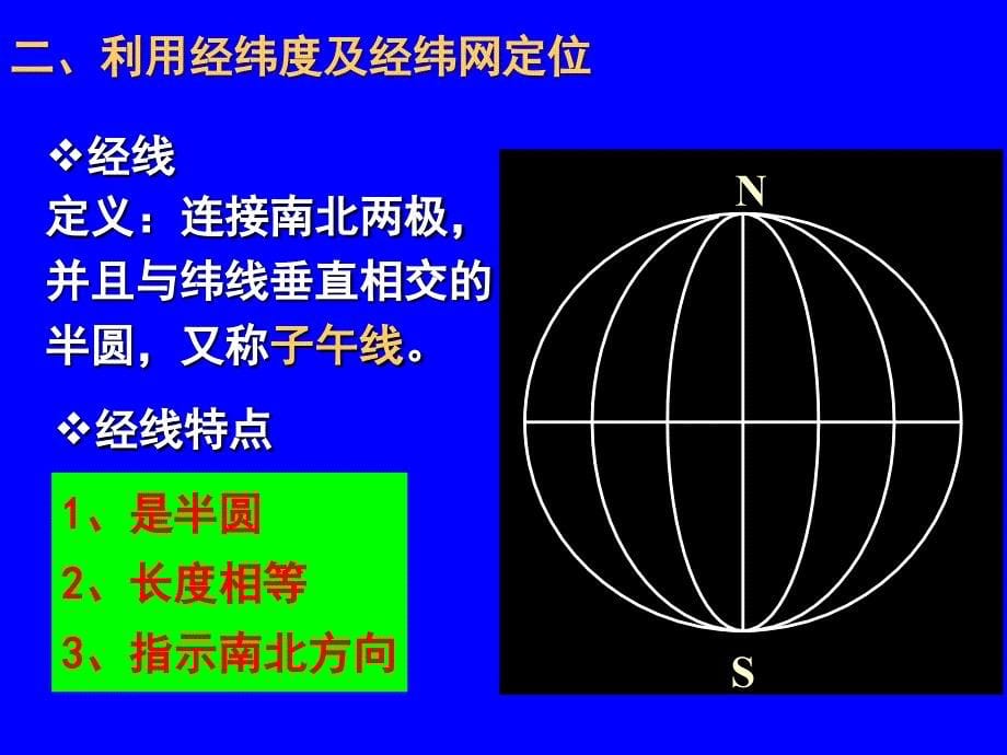 地球与地图经纬网、方向、定位_第5页