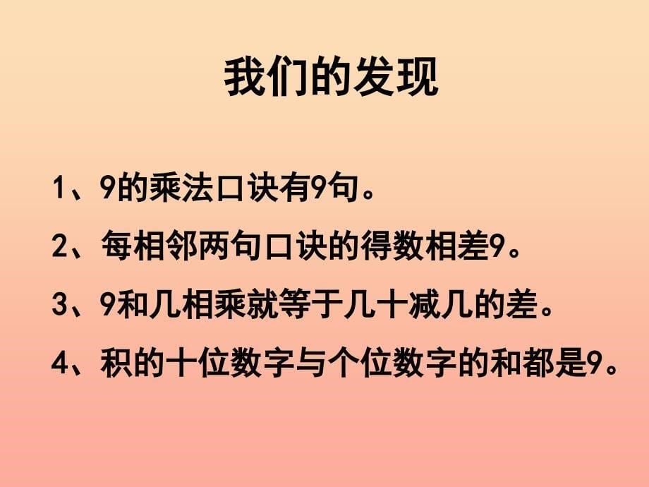 2022二年级数学上册第六单元9的乘法口诀课件2苏教版_第5页